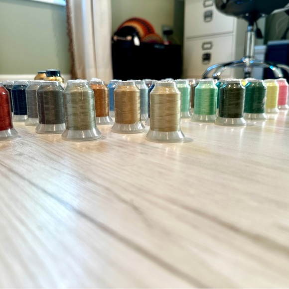 Lot of 48 spools of NEW polyester embroidery thread.  Please see pics - Picture 3 of 8